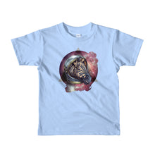 Load image into Gallery viewer, Cosmic Zebra Short sleeve kids t-shirt