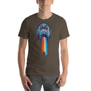 Rainbow Monkey Short-Sleeve Unisex T-Shirt