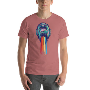 Rainbow Monkey Short-Sleeve Unisex T-Shirt