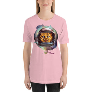 Space Kitty Women's T-Shirt Short-Sleeve