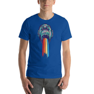 Rainbow Monkey Short-Sleeve Unisex T-Shirt