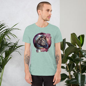 Cosmic Zebra Short-Sleeve Unisex T-Shirt