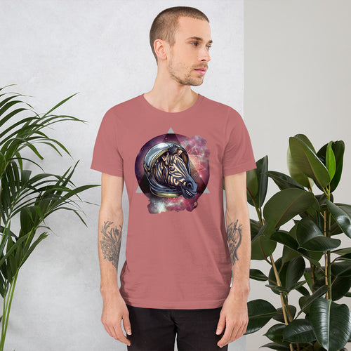 Cosmic Zebra Short-Sleeve Unisex T-Shirt