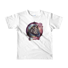 Load image into Gallery viewer, Cosmic Zebra Short sleeve kids t-shirt