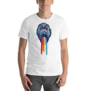 Rainbow Monkey Short-Sleeve Unisex T-Shirt