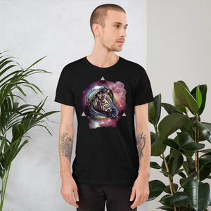 Cosmic Zebra Short-Sleeve Unisex T-Shirt