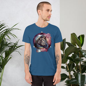 Cosmic Zebra Short-Sleeve Unisex T-Shirt